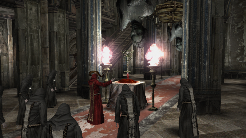 The Los Illuminados of Resident Evil 4. (Screenshot: The Villain Wiki)